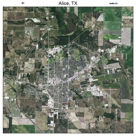 Aerial Photography Map of Alice, TX Texas