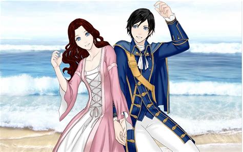 Ariel and Prince Eric from The Little Mermaid in Manga Anime Style from ...