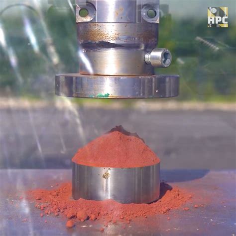 Thermite Experiment :0 | Thermite Experiment :0 | By Hydraulic press ...