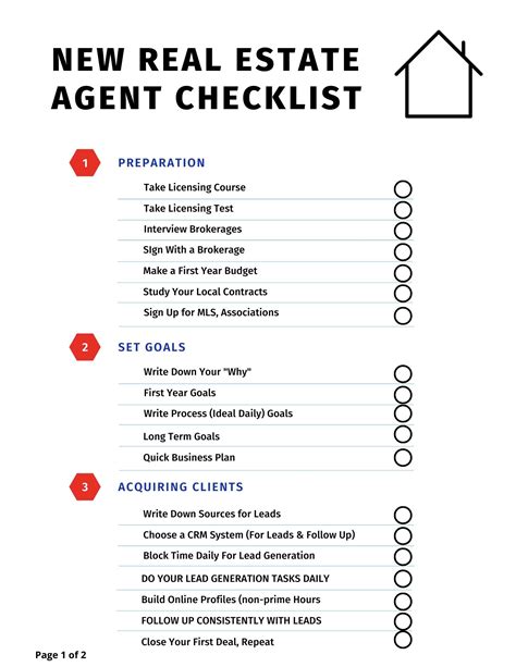 New Real Estate Agent Checklist [Free Download]