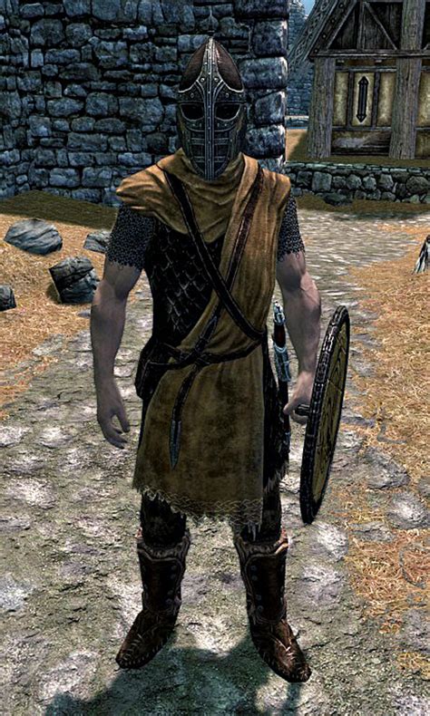 A Whiterun Guard from Skyrim. This game takes place during the medieval ...