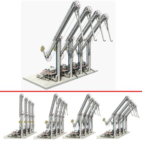 LNG Loading Arm 02 3D Model $99 - .max - Free3D