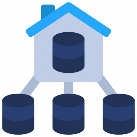 Data, mart, analytical, database, home icon - Download on Iconfinder