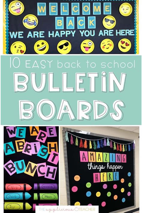 10 easy bulletin board ideas for back to school – Artofit