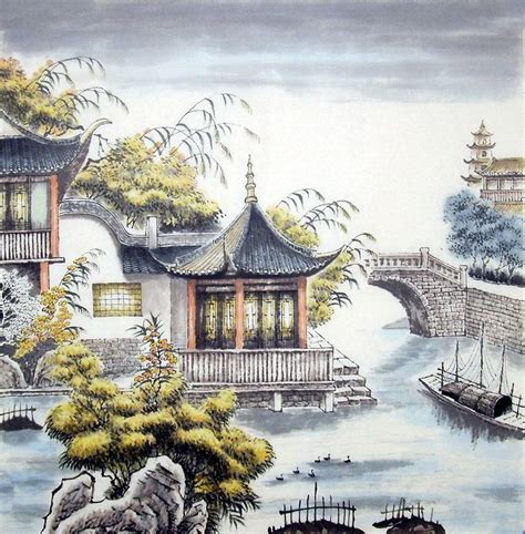 Chinese Building Paintings | Chinese Painting Blog