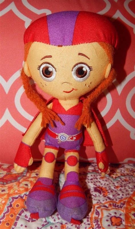 Super Why Wonder Red Plush Girl Doll PBS Super Hero 2008 Learning Curve HTF GUC | Wonder red ...