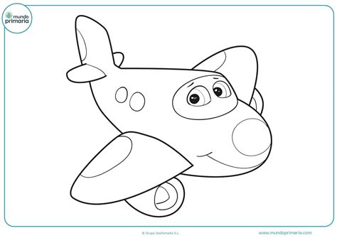 Dibujos de Aviones y Avionetas para Colorear