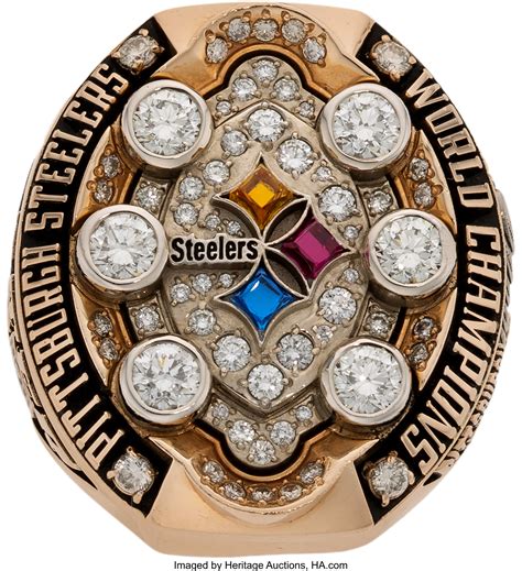 2008 Pittsburgh Steelers Super Bowl XLIII Championship Ring | Lot ...