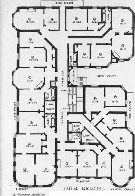 Architecture Diagrams Galleries: Architecture Hotel Plans