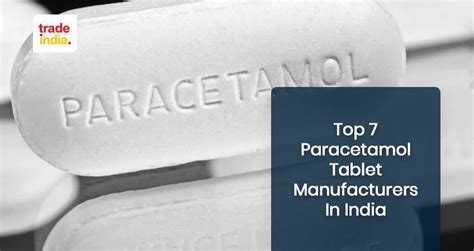 India's top paracetamol manufacturers & Suppliers in India