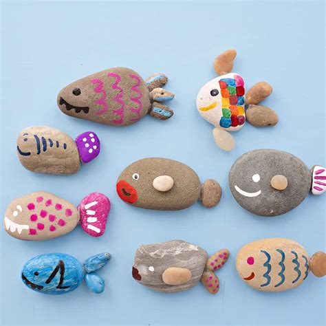 Cute Rock Fish Craft