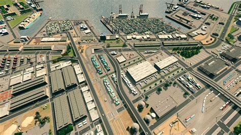 Industrial area | City skylines game, City layout, City buildings