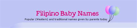 Filipino Baby Names | Popular Filipino Baby Names