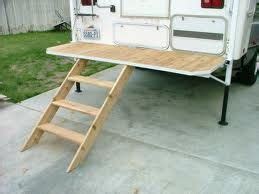 Homemade Truck Camper Steps