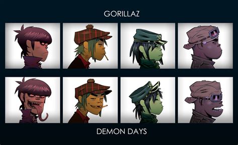 Gorillaz , Demon Days. Gorillaz Demon Days, Gorillaz Fan Art, Jamie Hewlett Art, Cage The ...