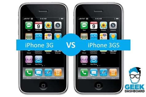 iPhone 3G vs iPhone 3GS Comparison