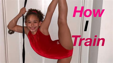 GYMNASTICS Training at Home VLOG - YouTube