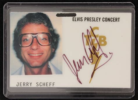 Lot Detail - Jerry Scheff Original Elvis Presley 1977 Tour TCB ID Badge