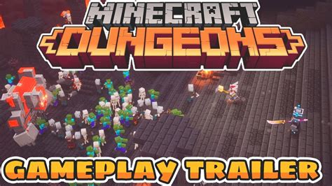 Minecraft Dungeons Gameplay Trailer (FIRST LOOK) - YouTube