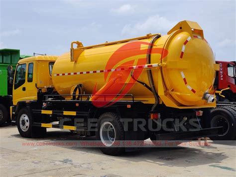 ISUZU vacuum tanker truck rental supplier | Trucks, Tanker trucking, Vacuum