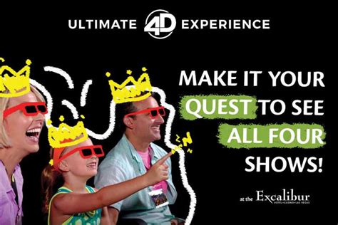 Las Vegas: Ultimate 4D Experience at Excalibur All-Show Pass | GetYourGuide