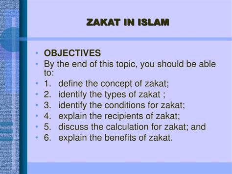 PPT - ZAKAT IN ISLAM PowerPoint Presentation, free download - ID:4105490