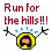 Run For The Hills Emoji GIF - Run For The Hills Emoji - Discover & Share GIFs