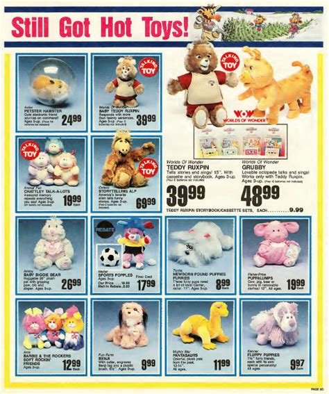 Toys 'R' Us catalog shows the hottest toys of 1987