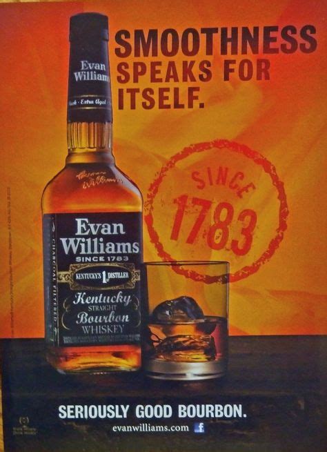 Evan Williams Whiskey vintage print ad color illustration Kentucky Bourbon magazine art | Print ...