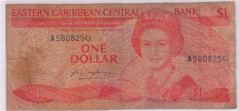 Grenada - East Caribbean - 1 dollar used currency note - KB Coins & Currencies