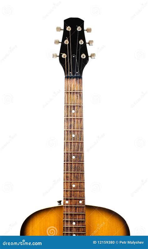 Acoustic guitar fretboard stock photo. Image of acoustic - 12159380