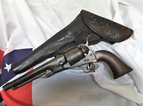 Colt 1860 Army revolver with Civil War Holster – AntiquesNavigator ...