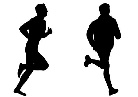 Silhouette Runner - ClipArt Best