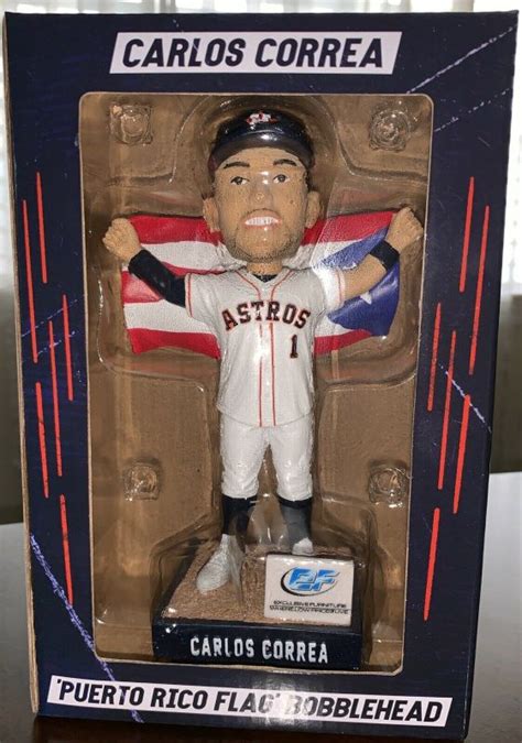 September 21, 2019 Houston Astros - Carlos Correa Puerto Rico Heritage Bobblehead - Stadium ...