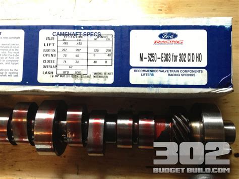 camshaft-installation-ford-small-block-302-e303-cam-01 | 302 Budget Build | Building the 302 5.0 ...