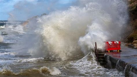 Terrifying moment Storm Ciaran battered Channel Islands 'like a bomb had gone off' - Mirror Online