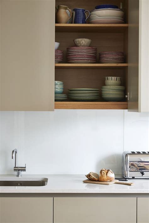 Cupboard in simple beige matt lacquer Roundhouse kitchen | Kitchen, Kitchen design, Round house