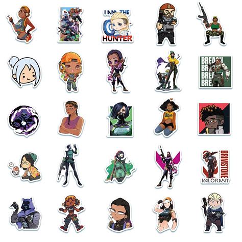 VALORANT Valorant Stickers Cute Valorant Stickers Riot - Etsy Singapore