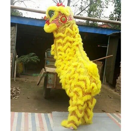 chinese lion dance costume for 2 men animal dance costumes national dance costumes festival ...