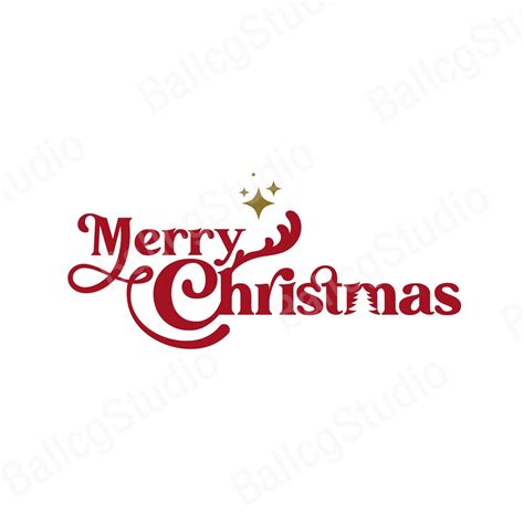 Merry Christmas Lettering Design, Eps, Svg, Dxf, and Png Files Included - Etsy