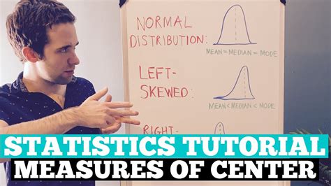 Measures of Center (Mode, Median, Mean) | Statistics Tutorial 001 - YouTube