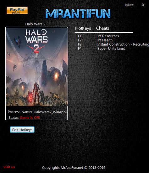 Halo Wars 2 Trainer +5 v1.3.1348 MrAntiFun - download cheats, codes ...