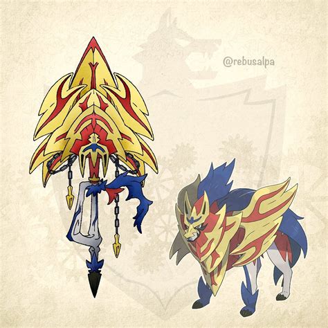 Pokemon Shield - Zamazenta. #pokemon #zamazenta #盾ドライバー #pokeapon | Pokemon fusion art, Pokemon ...