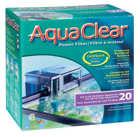 AquaClear Fish Tank Filter - 5 to 20 Gallon - 110v - Walmart.com ...