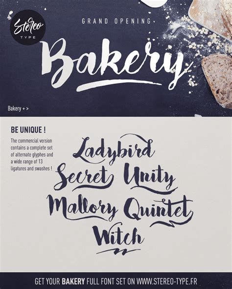 Bakery Font | dafont.com