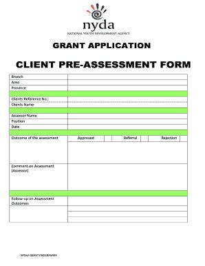 Client Assessment Form Pdf | pdfFiller