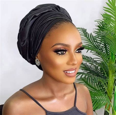 Simple and Easy Headwrap Styles | Head wrap styles, Scarf hairstyles, Beautiful makeup