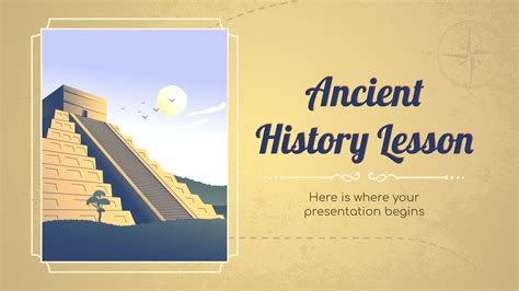 Ancient History Lesson Google Slides & PowerPoint template