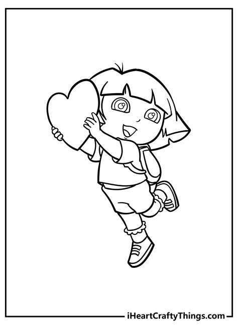 Dora Friends Coloring Pages