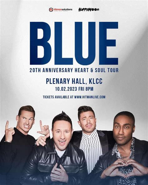 British Boyband Blue To Perform In KL On 10th February 2023